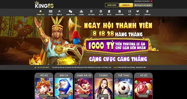 Giao diện nhà cái 22King88