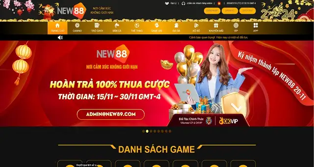 Giao diện chính của New88066,Com